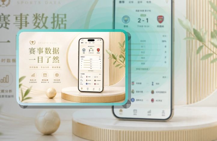 哈哈体育 App细节设计,赛程比分更好找 页面展示
